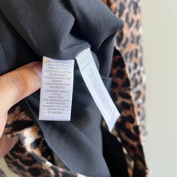 Ann Taylor LOFT Leopard Print Sleeveless Night Out Dress Womens Size 0 P… - Picture 5 of 8